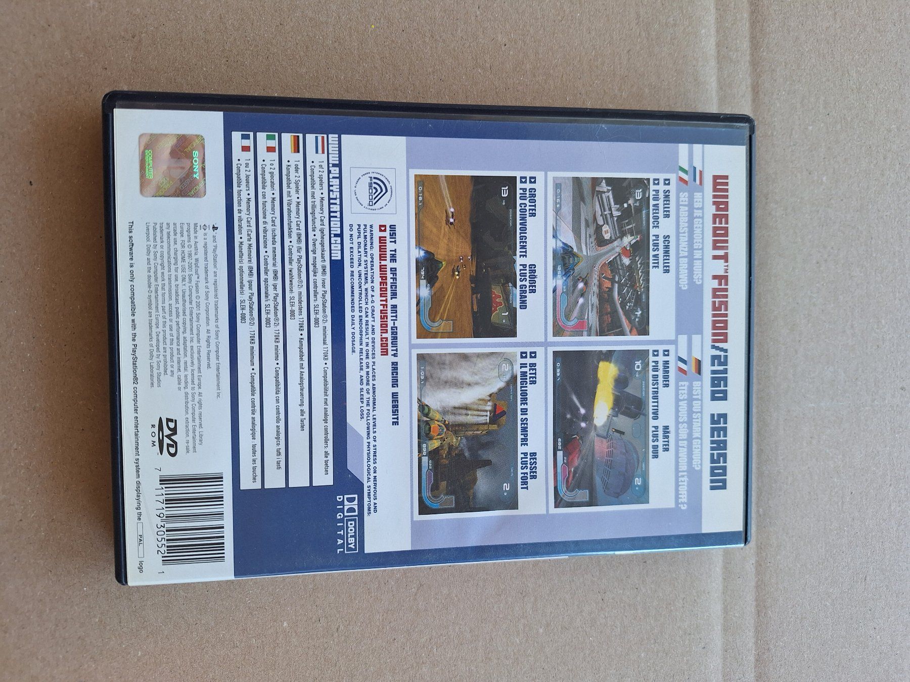 Giochi: Wipeout Fusion - PS2 – Usato da Altstätten SG venduto da GGsGameshop 1