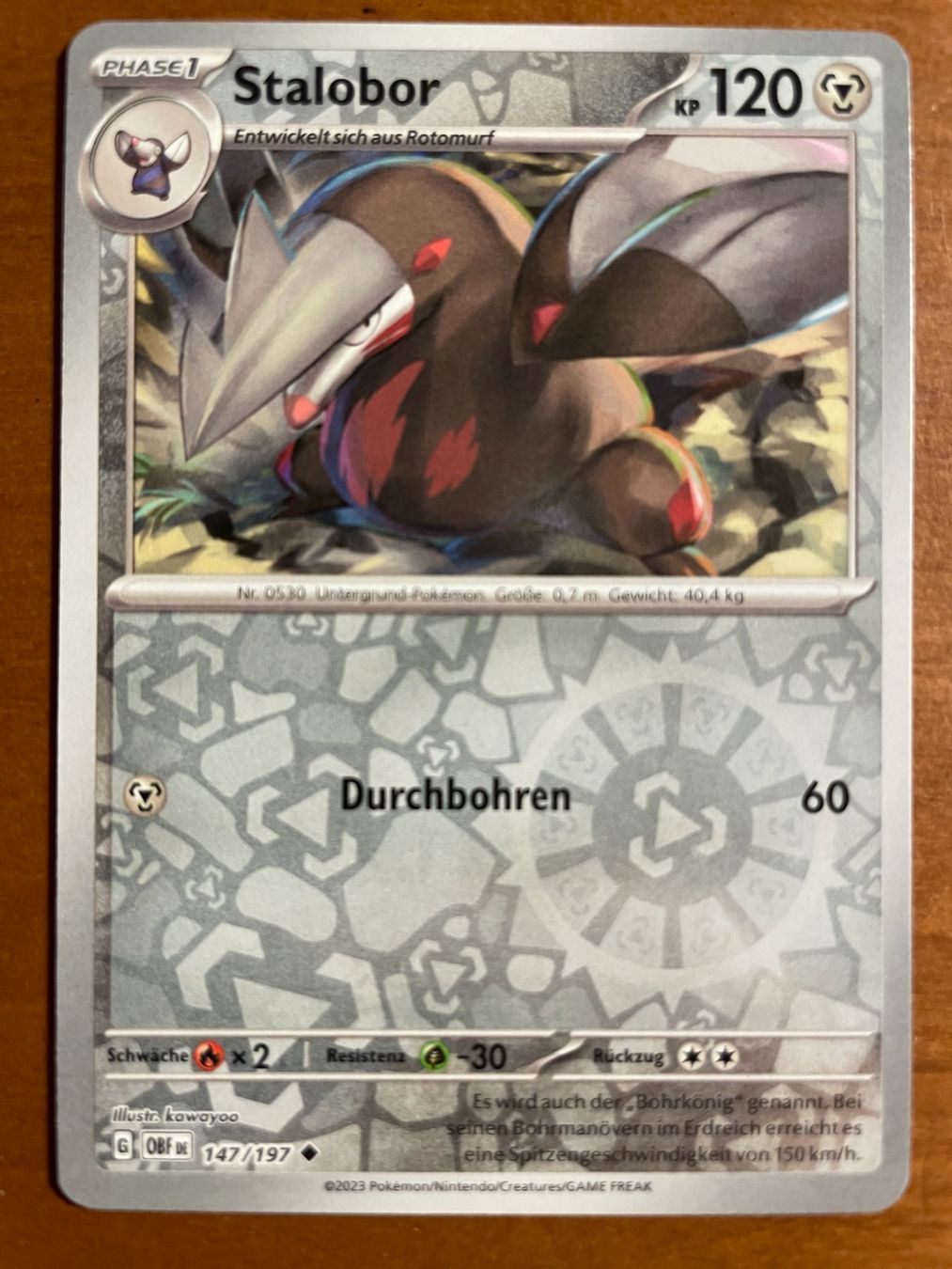 Pokémon Sammelbilder & Trading cards: Pokemon Stalobor Reverse (Versand gratis) – Neu (gemäss Beschreibung) aus Chur von Angerson