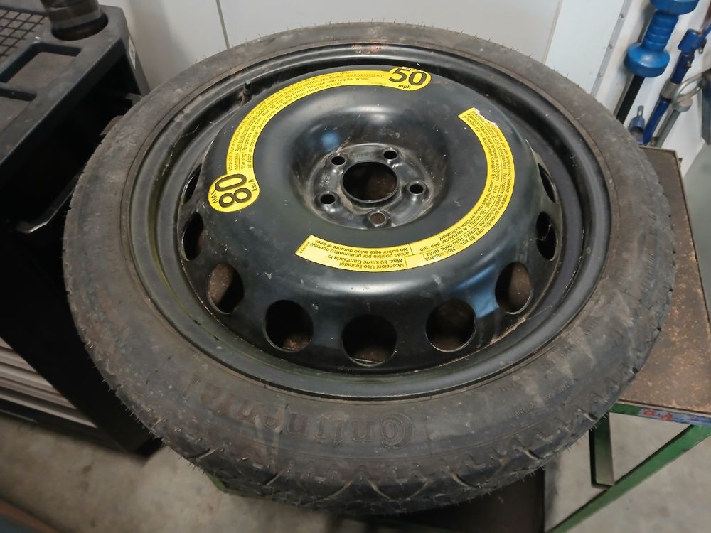 VW Seat etc. 125/70 R15 Notrad Stahlfelge Top Zustand! (Neu (gemäss ...