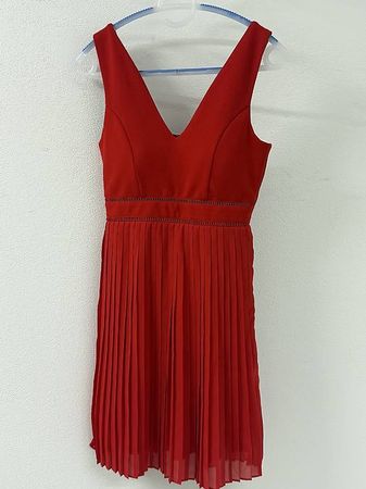 Rotes Kleid, Gr 12 (ca M/L)