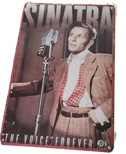 Insegne: Frank Sinatra - Blechschild  (neu, OVP) – Nuovo e nell'imballaggio originale da Wilen b. Wollerau venduto da morethanmusic