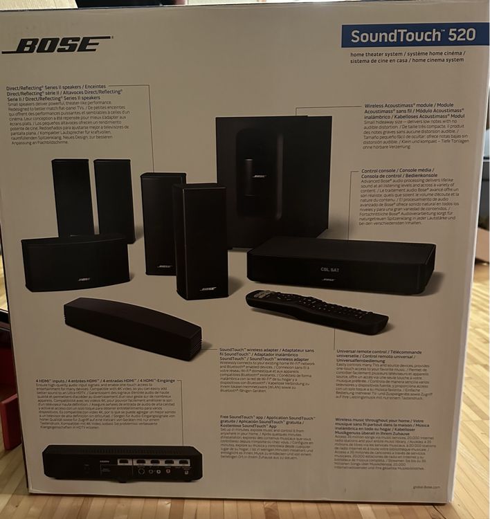 Bose soundtouch 520 home best sale theatre system