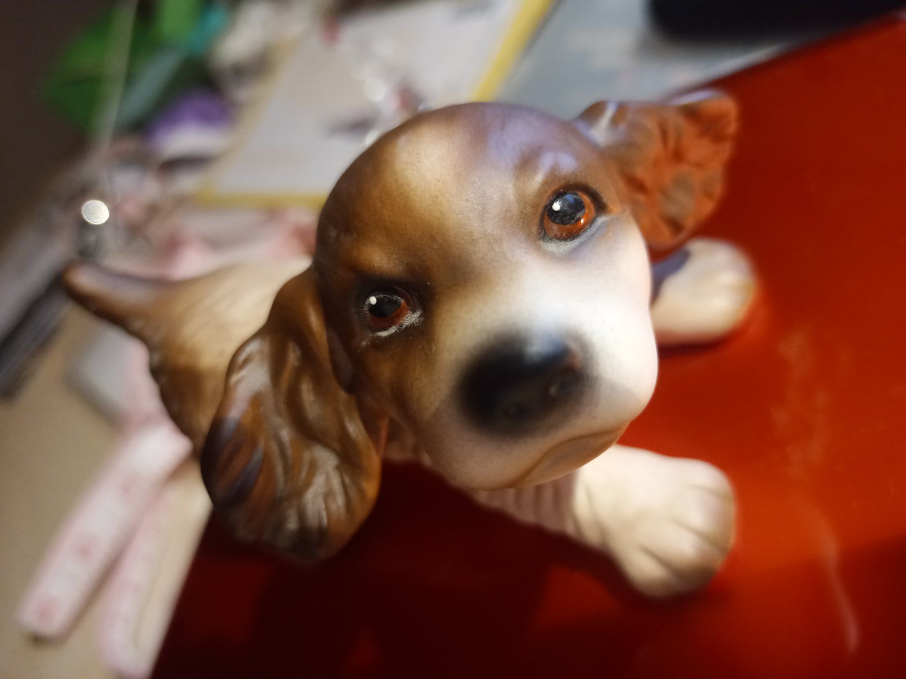 Statuette: Goebel Hund, Cocker Spaniel braun, Deko Figur – Nuovo (secondo la descrizione) da Uzwil venduto da amvenzi 1