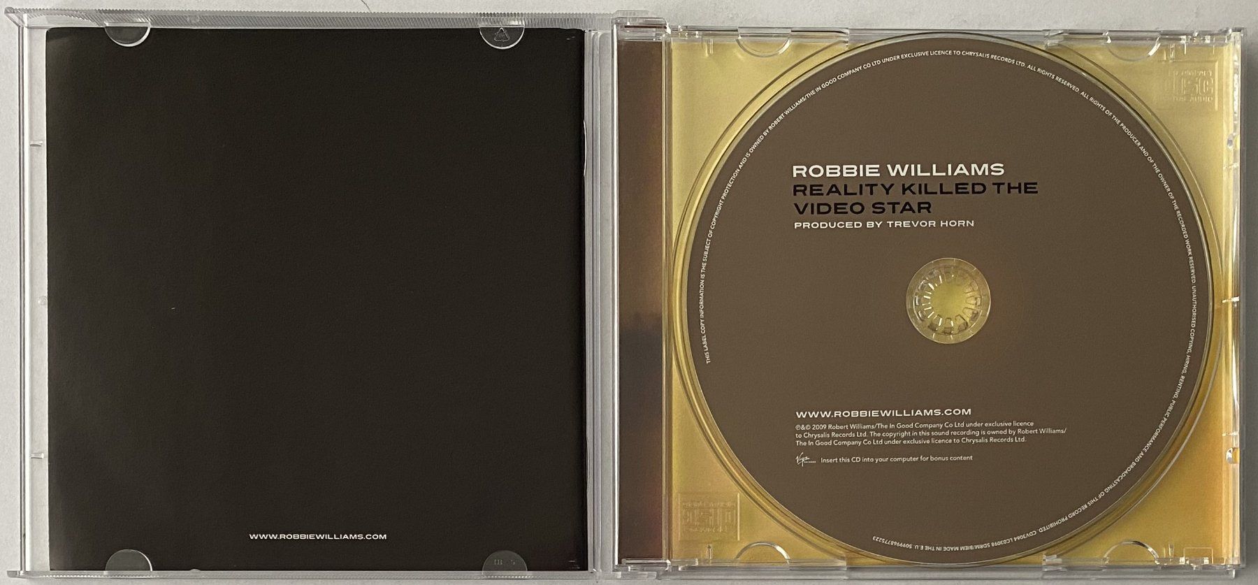 CD: Robbie Williams, Reality Killed The Video Star – Usato da Flums venduto da Asquillo 2