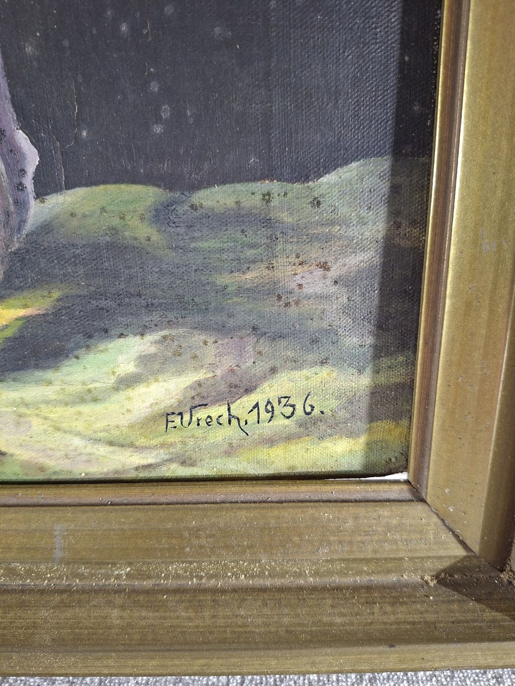 Dipinti: Öl auf Leinwand, signiert mit E.Urech 1936 – Usato da Grindelwald venduto da carro5 2
