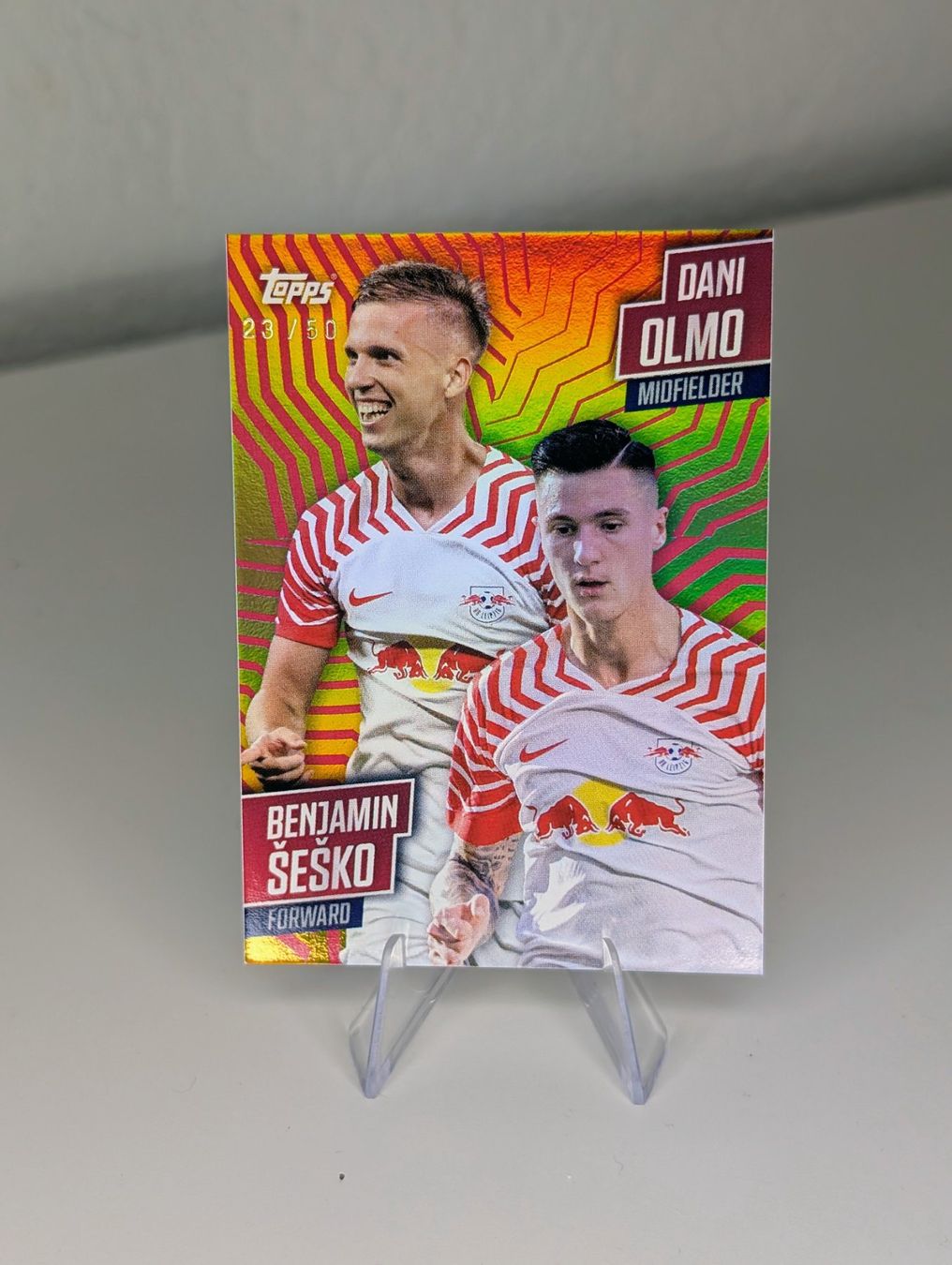 Topps Carte collezionabili: Dani Olmo & Sesko 23/50 RB Leipzig Topps Chrome – Nuovo (secondo la descrizione) da Hunzenschwil venduto da BRPCards