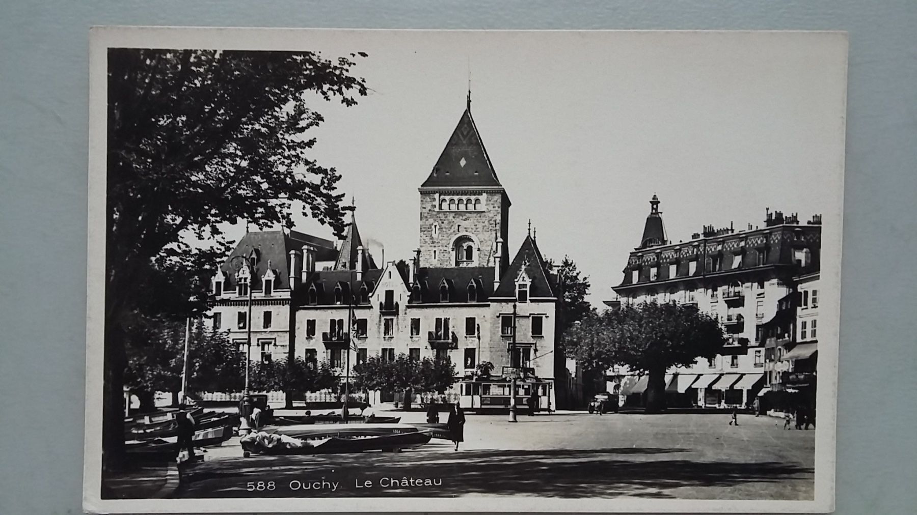 Cartoline postali: Ouchy Le Chateau – Usato da Sargans venduto da nicsam1815