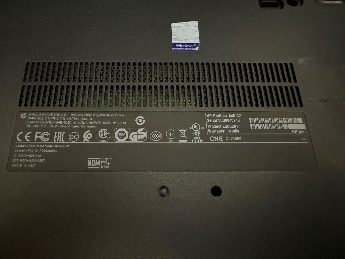 Hewlett Packard Notebooks: HP ProBook 640 G2, Intel Core i5, 8GB RAM – Gebraucht aus Emmenbrücke von Cichocki2019 5