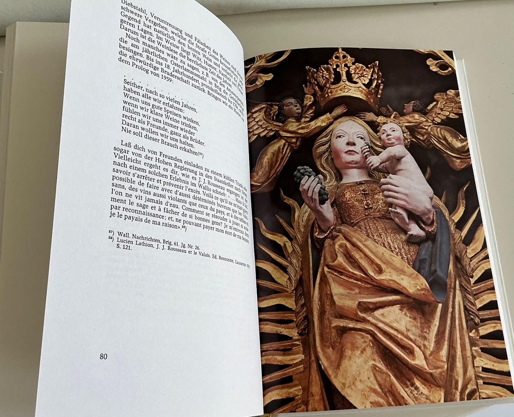 Libri: Weinbuch "Der Wein im Oberwallis" 1972 – Usato da Crans-Montana venduto da plainemorte 5