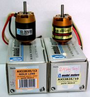 2 x AXI Brushless Motoren  2520/12 und 2026/10 ungebraucht