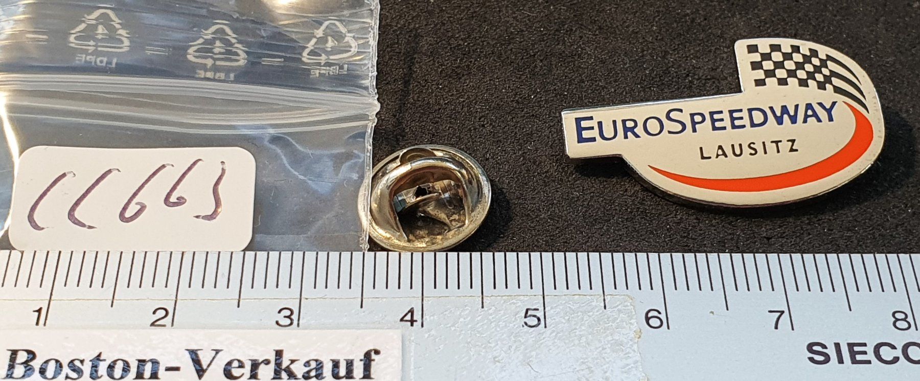 Placchette & Badge: CC663 - Pin EURO SPEEDWAY Lausitz – Usato da Reinach BL venduto da Boston-Verkauf 1