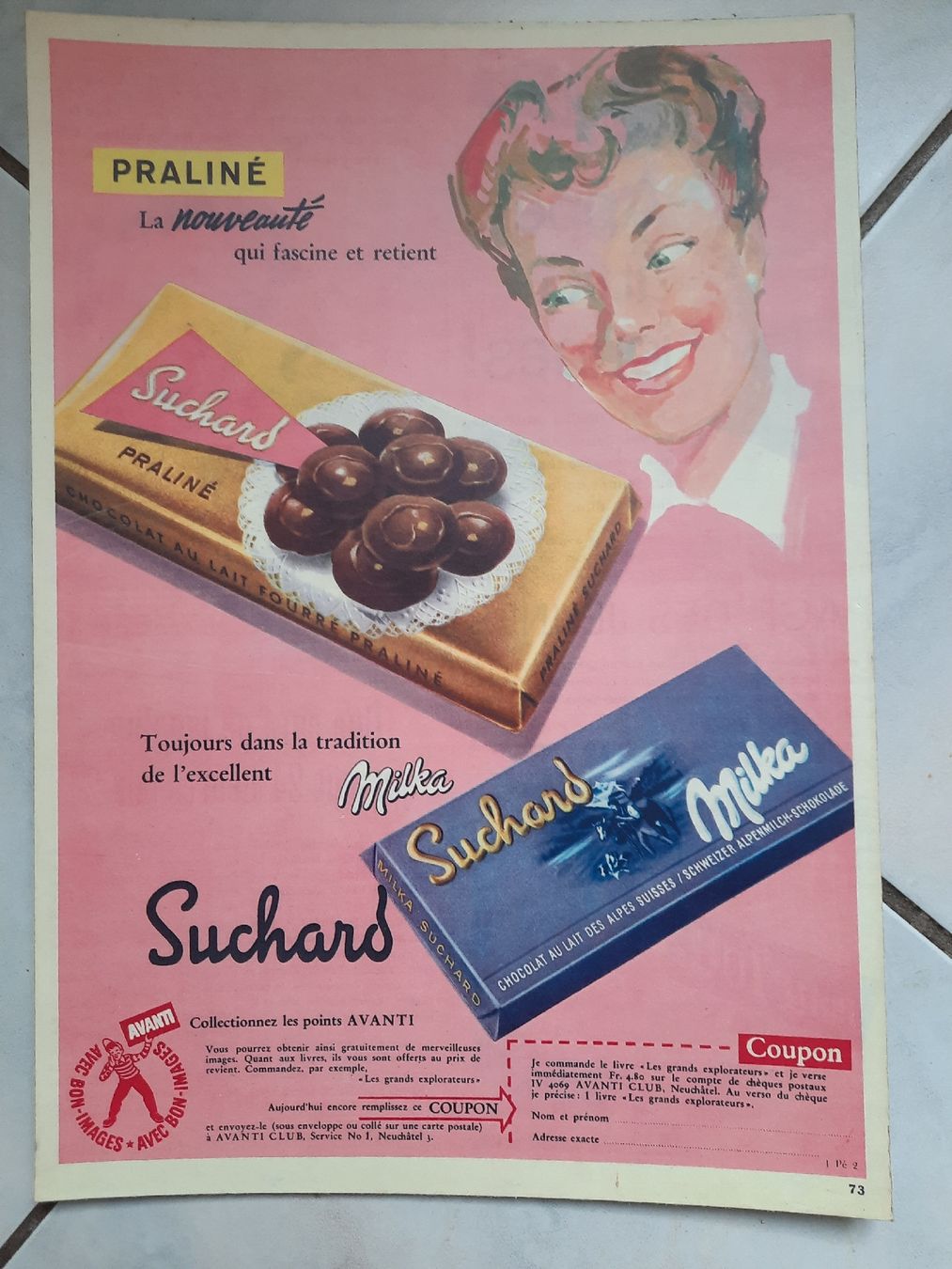 Foto & Immagini: 3 CARTONS PUBLICITAIRES. Vers 1950-60 – Usato da Le Locle venduto da marylise01 3