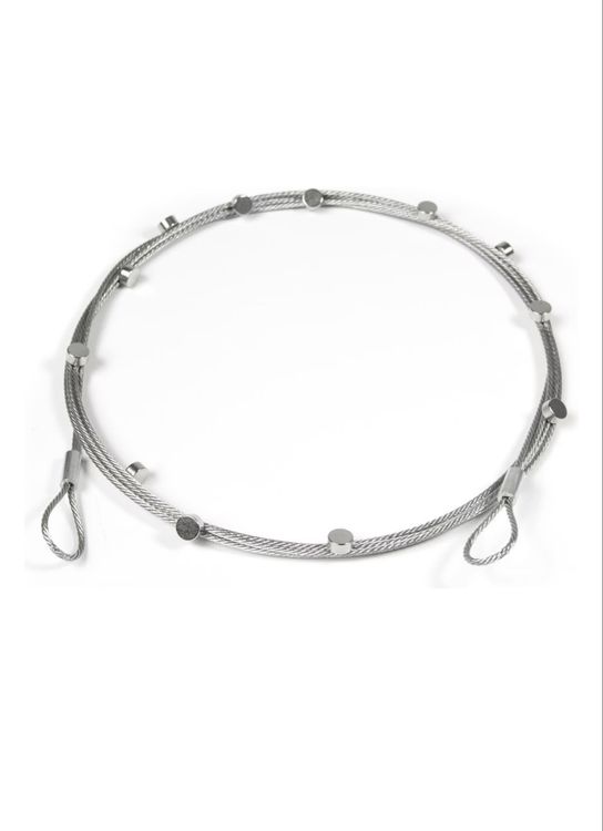 Magnetische Fotoleine Steel Dan, aus Stahldraht, 15 Magneten, 200 cm | Magnosphere Shop