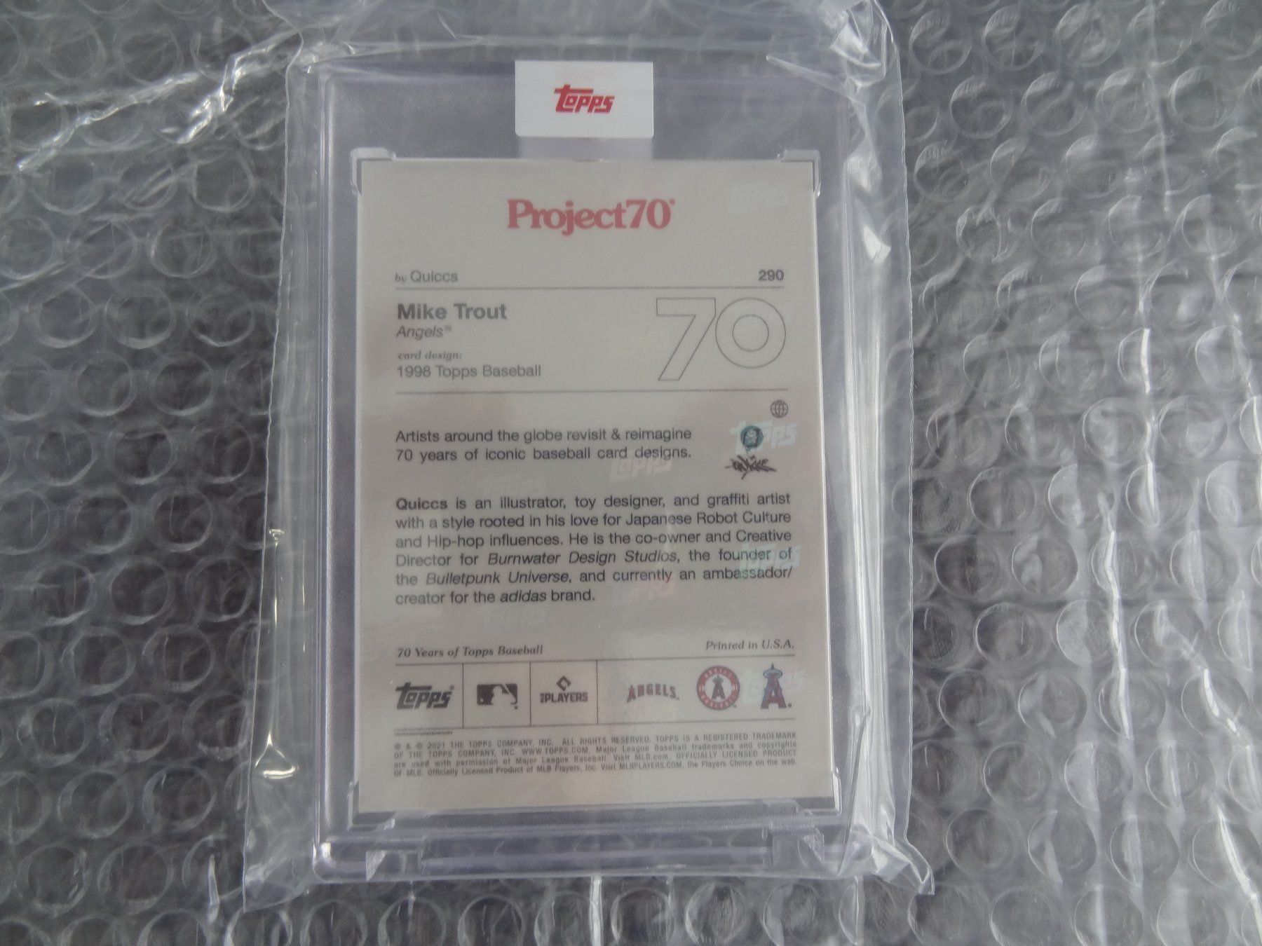 Topps Carte collezionabili: topps Project 70 Baseball Mike Trout Trading Card – Nuovo e nell'imballaggio originale da Lyss venduto da Famicom 1
