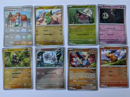 8-teiliges Pokémon Karten-Set in deutscher Sprache! 