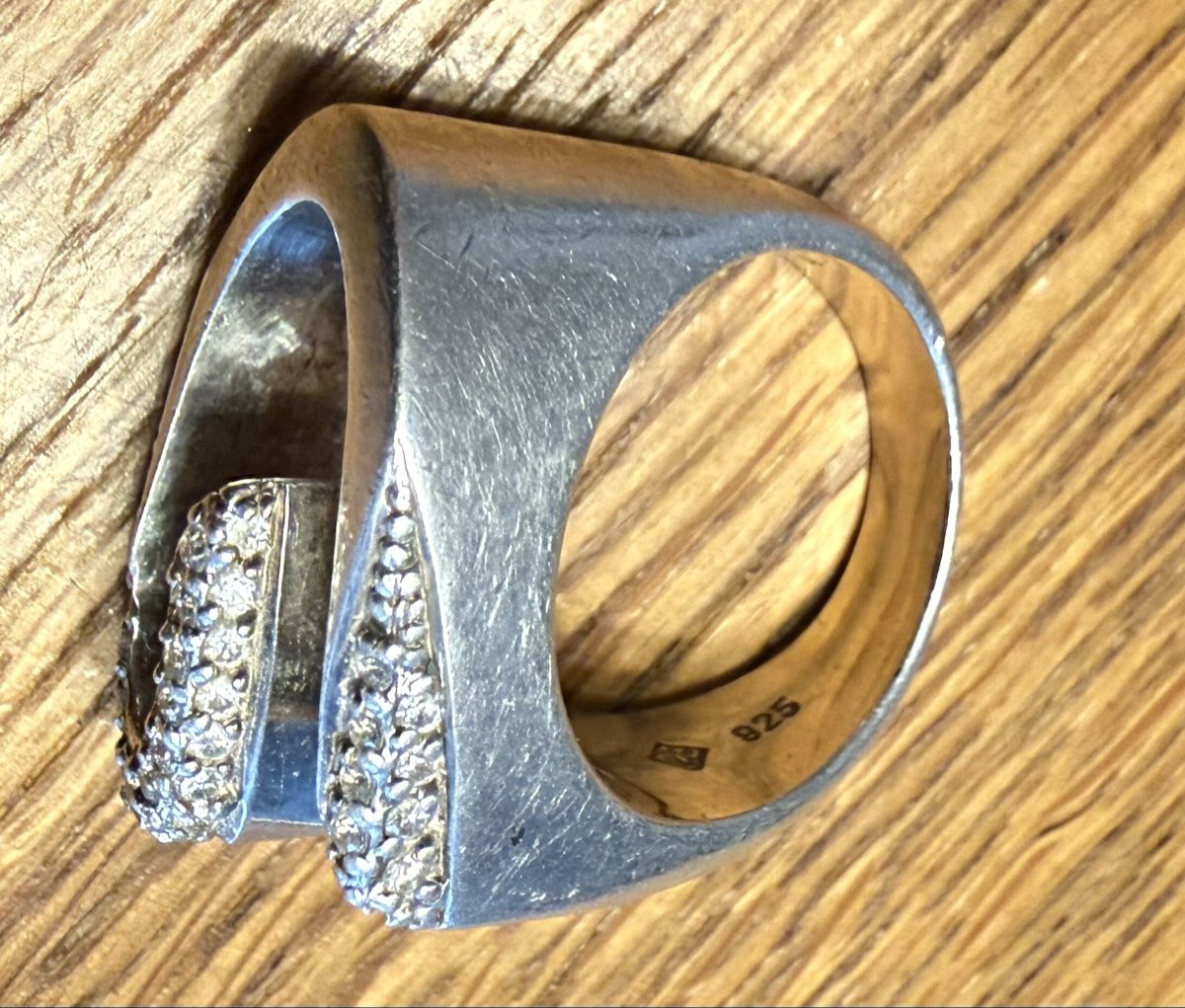 Anelli: Schwerer Silberring 925 Fingerring Sterling 925 – Usato da Goldach venduto da Donpancho 4