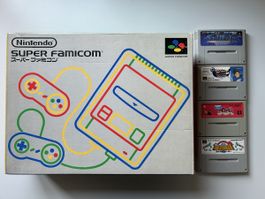AKTIONSPREIS! Nintendo Super Famicom Konsole Set mit Spielen