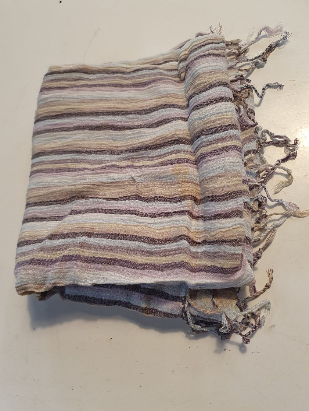 Foulard & Sciarpe: Baumwollschaal gestreift 160 x 35 – Usato da Zürich venduto da loosebone 3