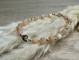 Mondstein Armband mit sterling Silber