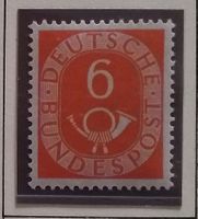 BRD, Nr. 126, Posthorn postfrisch Kt. 22.-
