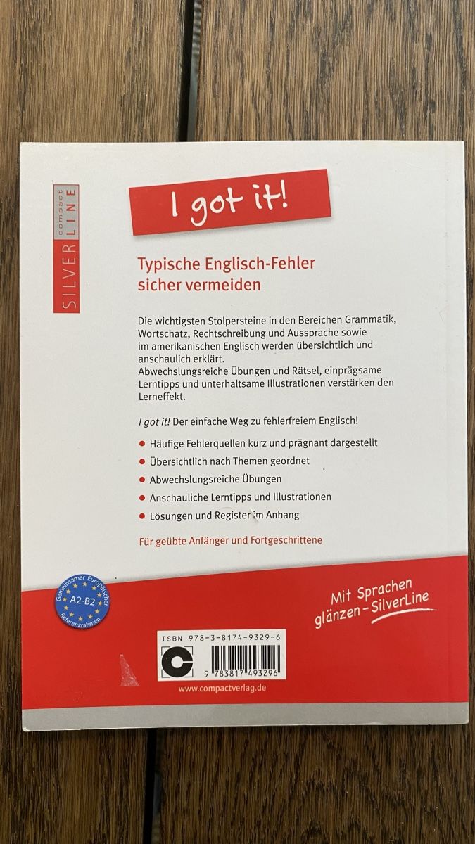 Libri: Grammar Practice I got it Englisch Übungsheft Nachhilfe – Nuovo (secondo la descrizione) da Hochwald venduto da _biene_ 4