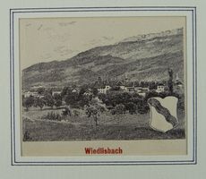 WIEDLISBACH, ZINKÄTZUNG 1896