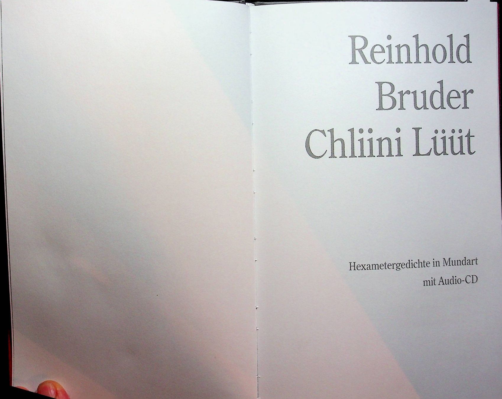 Bücher: Reinhold Bruder Chliini Lüüt mit CD – Gebraucht aus Reitnau von Zaomir 2