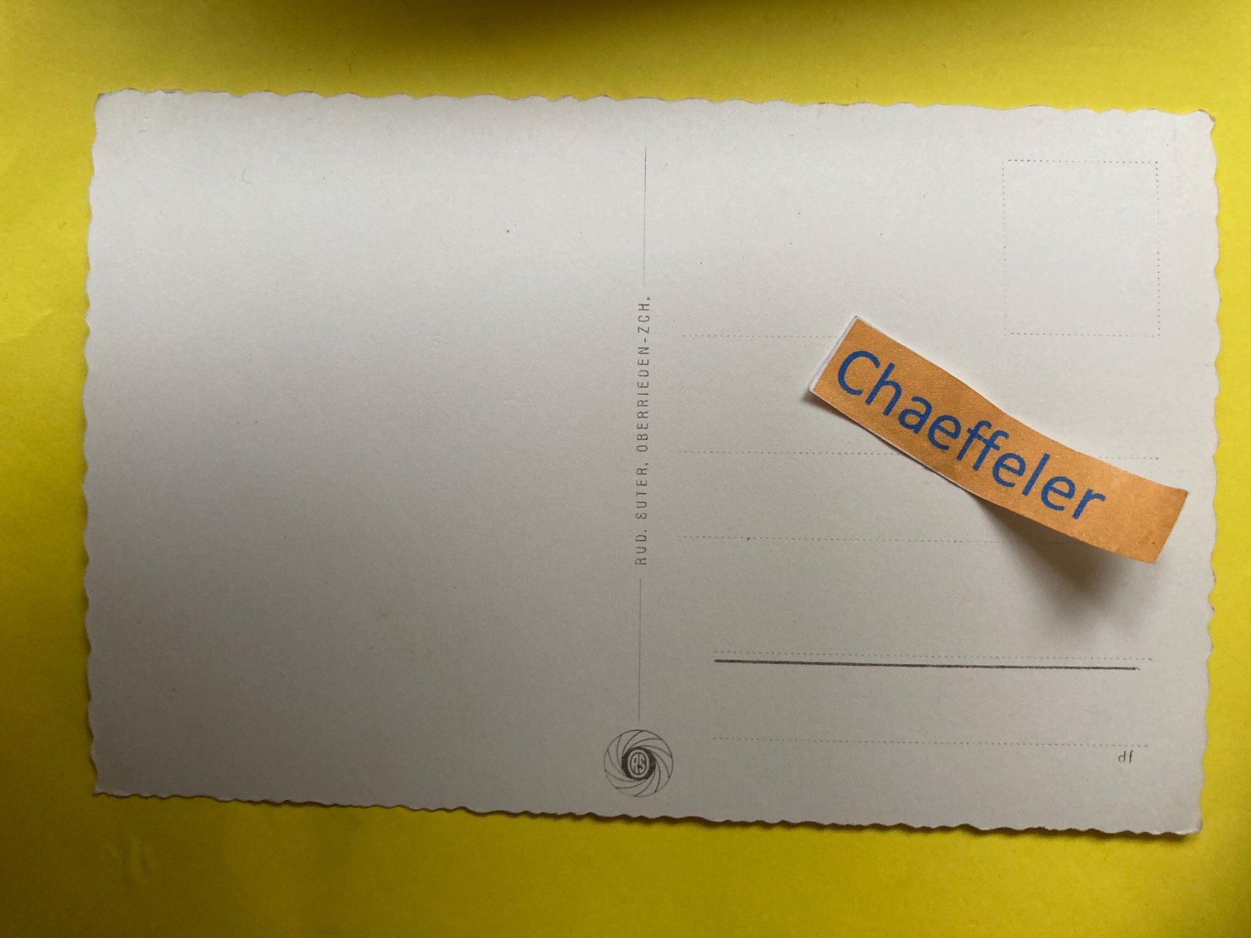 Cartoline postali: 1396 Am Wägitalersee – Usato da Zürich venduto da Chaeffeler 1