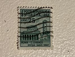 WK2 - Repubblica Sociale Italiana Briefmarke