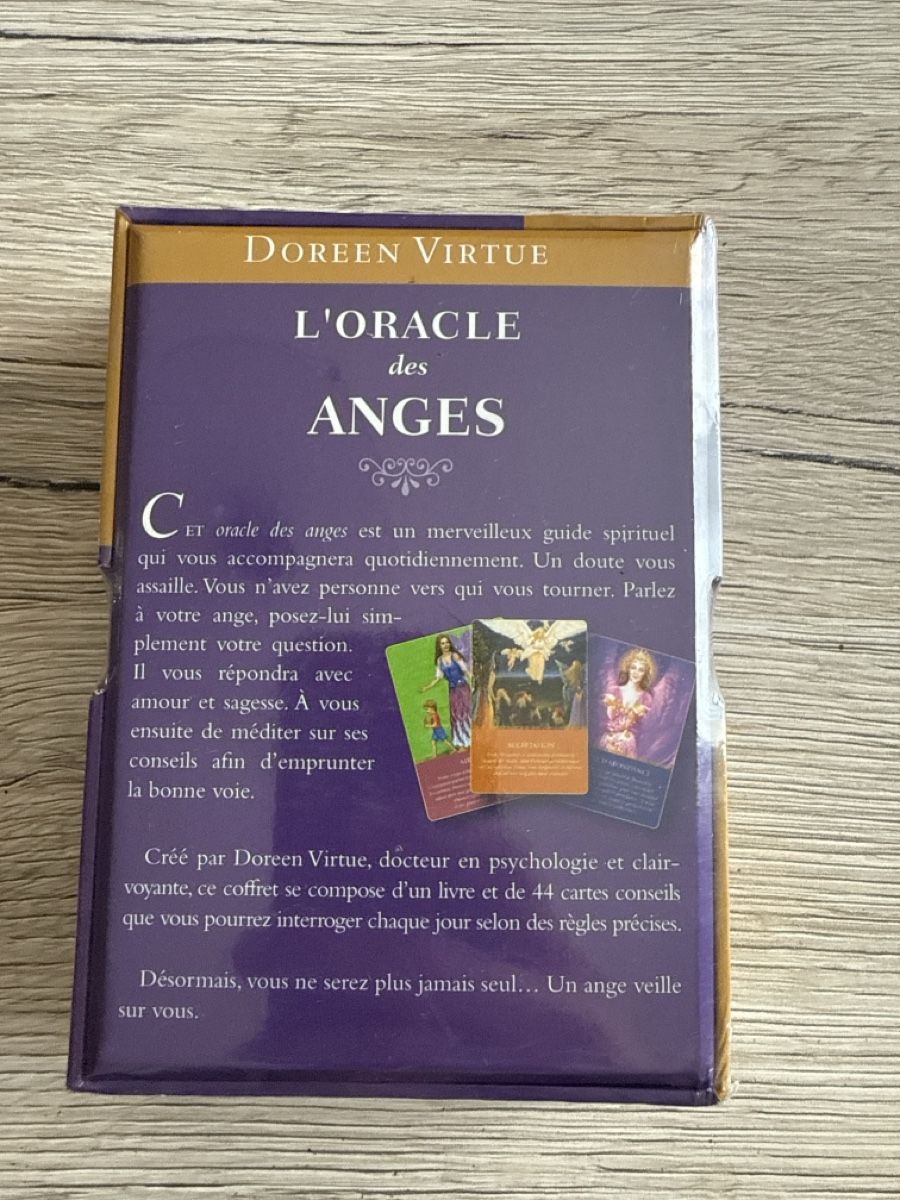 Libri: L’oracle des Anges - Doreen Virtue – Nuovo e nell'imballaggio originale da Genève venduto da DoualS 1