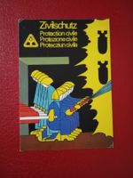 Ak Schweiz Werbung Zivilschutz 1984