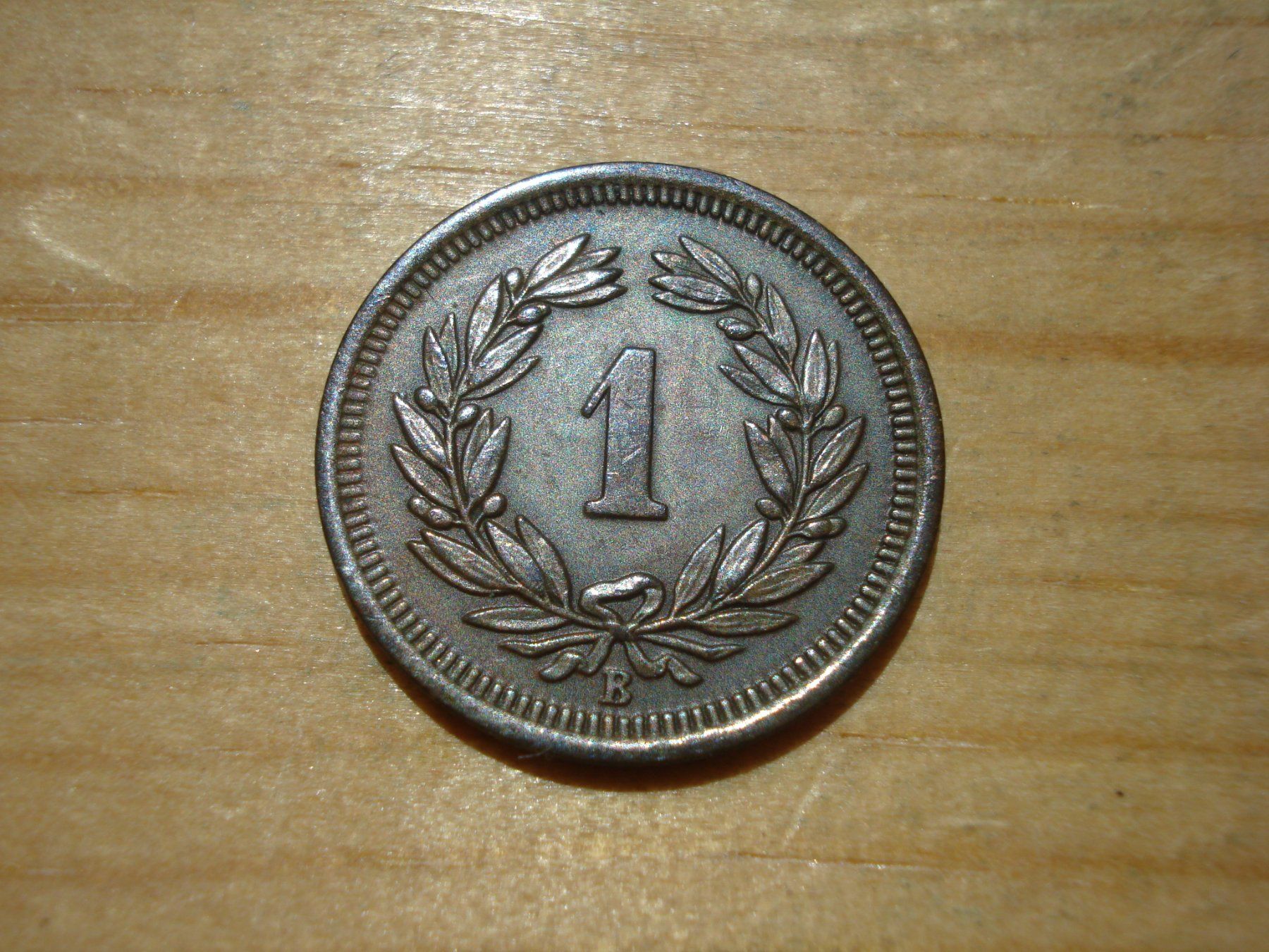 Alle Münzen: (H3) 1 Rappen 1889 VZ – Gebraucht aus Erlach von Net-Coins 1