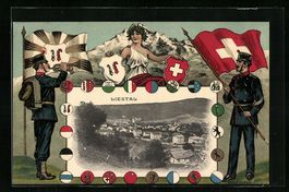 Passepartout-Lithographie Liestal, Ortsa