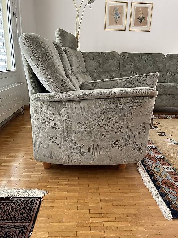 Divani: Ecksofa Stoffsofa grau – Usato da Basel venduto da MarcoJay13 1
