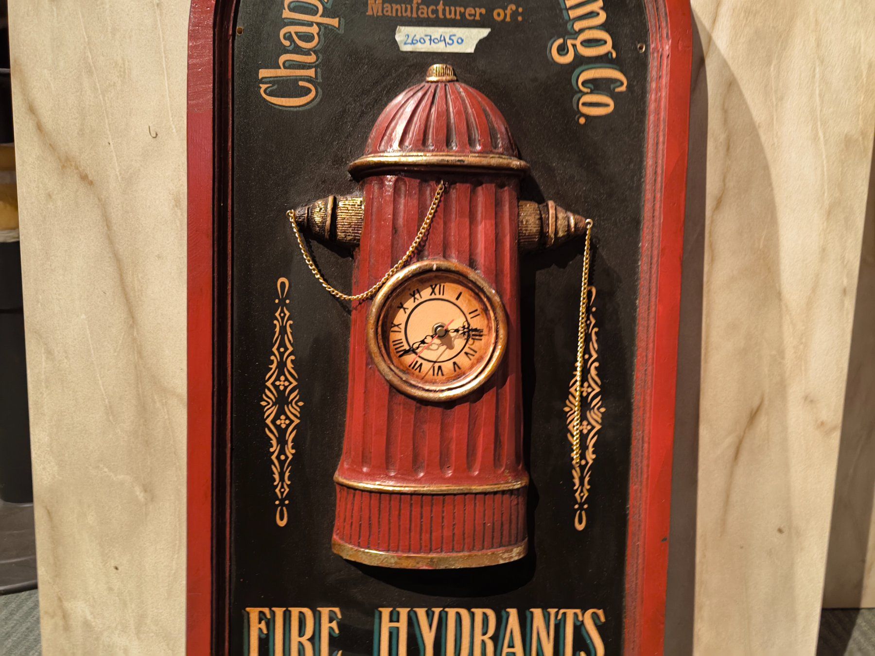 Alle Dekorationen: Wanduhr Hydrant FeuerwehrschiId – Gebraucht aus Rorschacherberg von snOOpydOg11 2