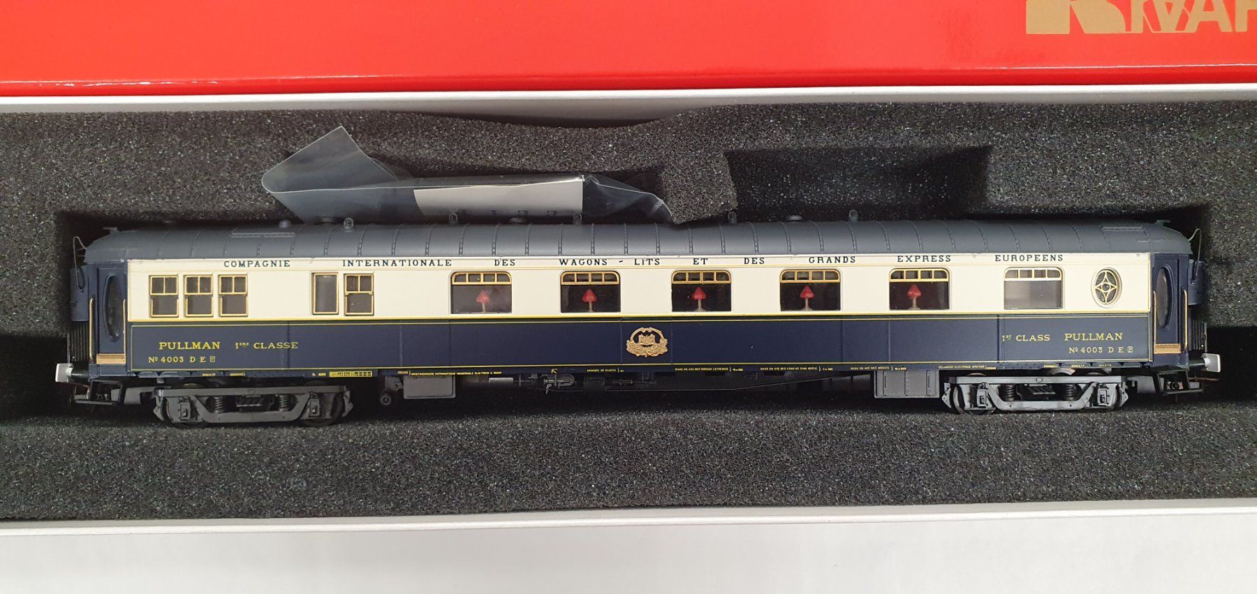 Rivarossi Modellini di ferrovie: Rivarossi 3634 CIWL Pullman WSPc 4003DE Fleche d'Or – Nuovo e nell'imballaggio originale da Würenlos venduto da jub_nd5j 2