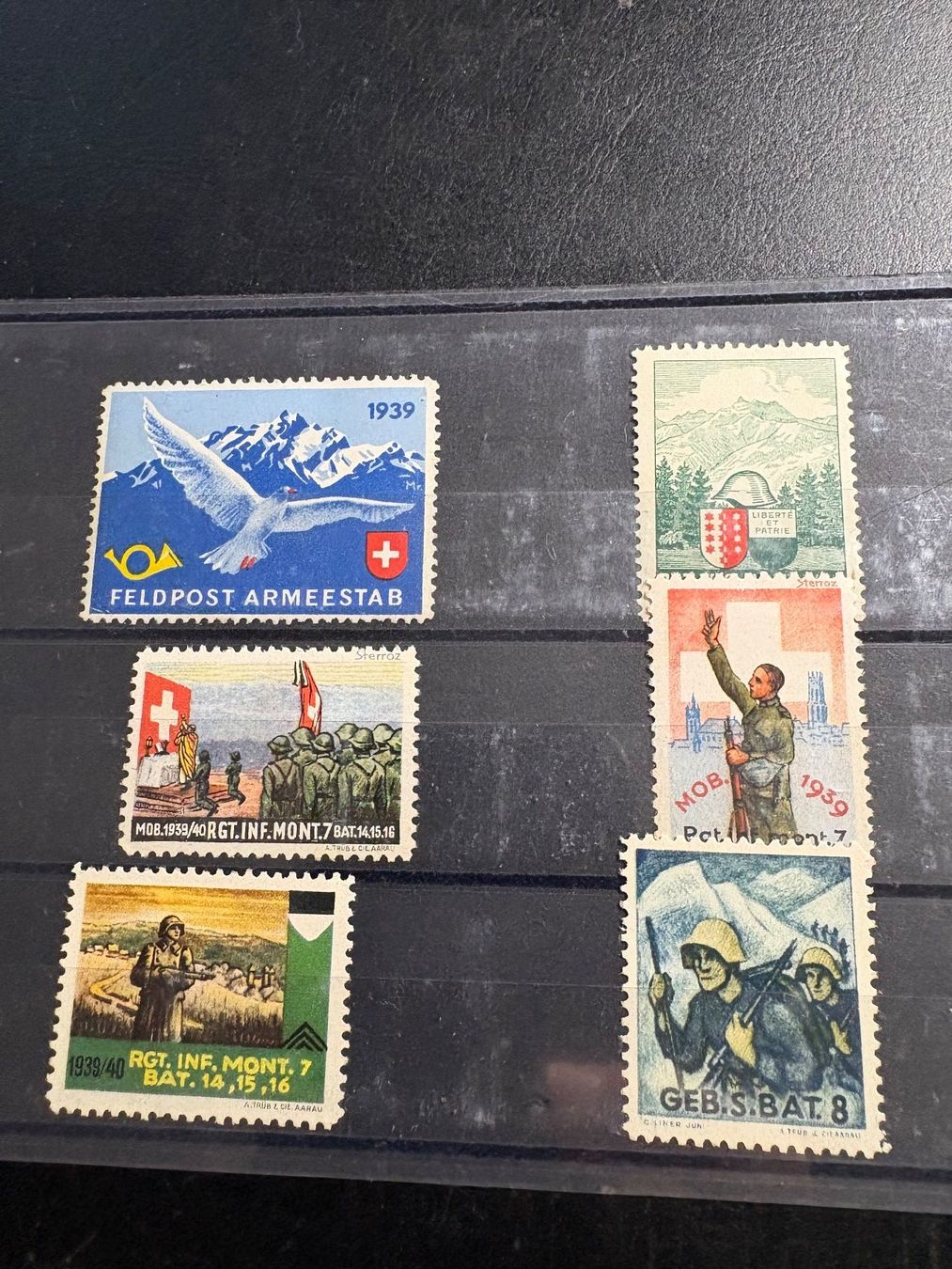 Tous les timbres: Soldatenmarken – D'occasion à Herzogenbuchsee par Hebu6
