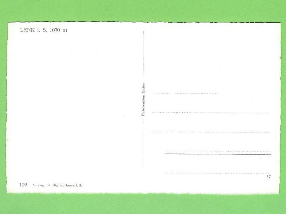 Cartoline postali: Lenk i.S. – Nuovo (secondo la descrizione) da Zürich venduto da t24_de 1