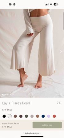 Indigo Luna Layla Pants - Pearl