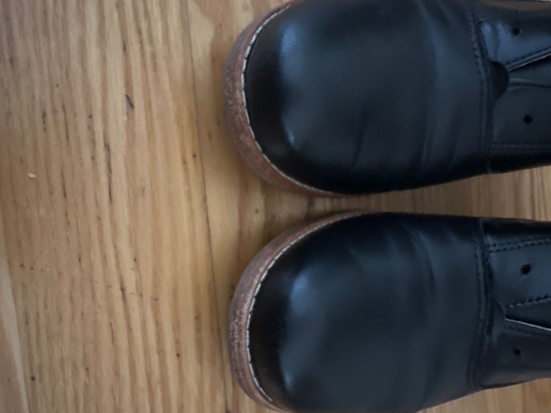 Damenschuhe: Navyboot 39 Leder, neuwertig – Neu (gemäss Beschreibung) aus bassersdorf von MIGLORE 2