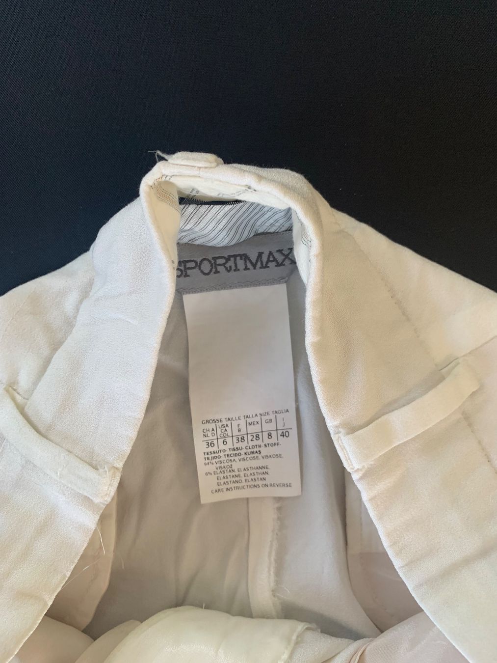 Sportmax Hosen: Hose von Sportmax gr 36 – Gebraucht aus Nuglar von Korsika2 2