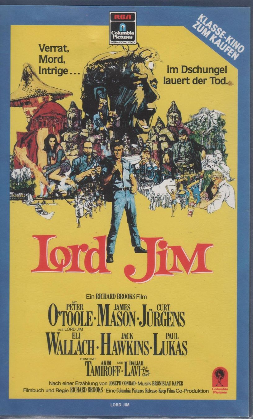 Alle VHS: Lord Jim VHS RCA 10259 – Gebraucht aus Remetschwil von Privatflohmi