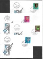 4 FDC Pro Juventute 1978 Serie Einzelmarken ET 28.11.1978