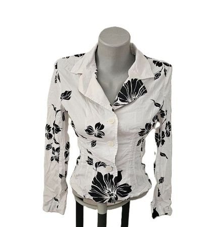 IMPERIAL sommerliche Blazer Jacke ca. Gr. XS floral