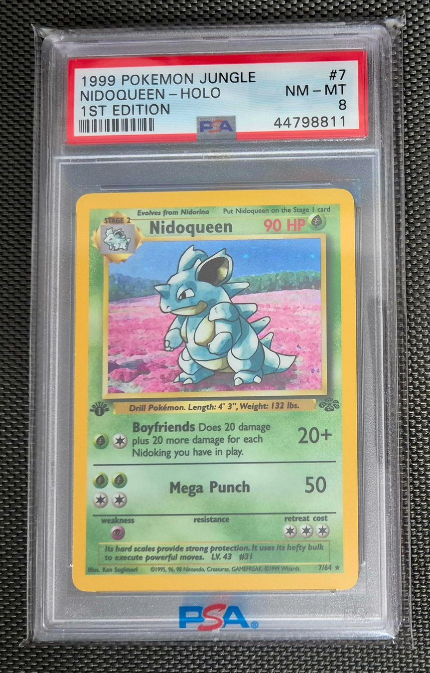 Giochi: Pokemon - Nidoqueen PSA 8 Holo first Edition – Nuovo (secondo la descrizione) da Urdorf venduto da amarzehic