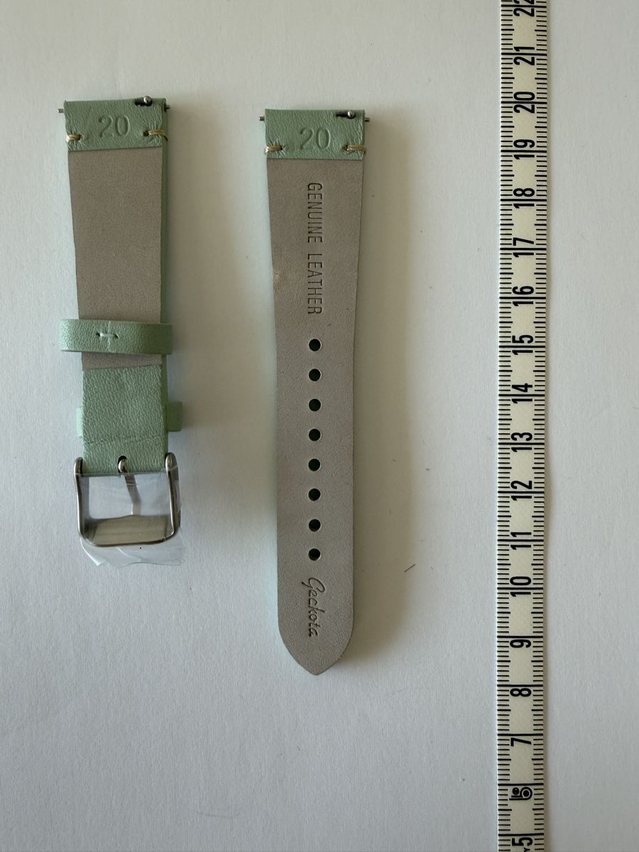 Bracciali & Braccialetti: New 20mm leather watch strap – Nuovo (secondo la descrizione) da Genève venduto da gau_6t8p 2
