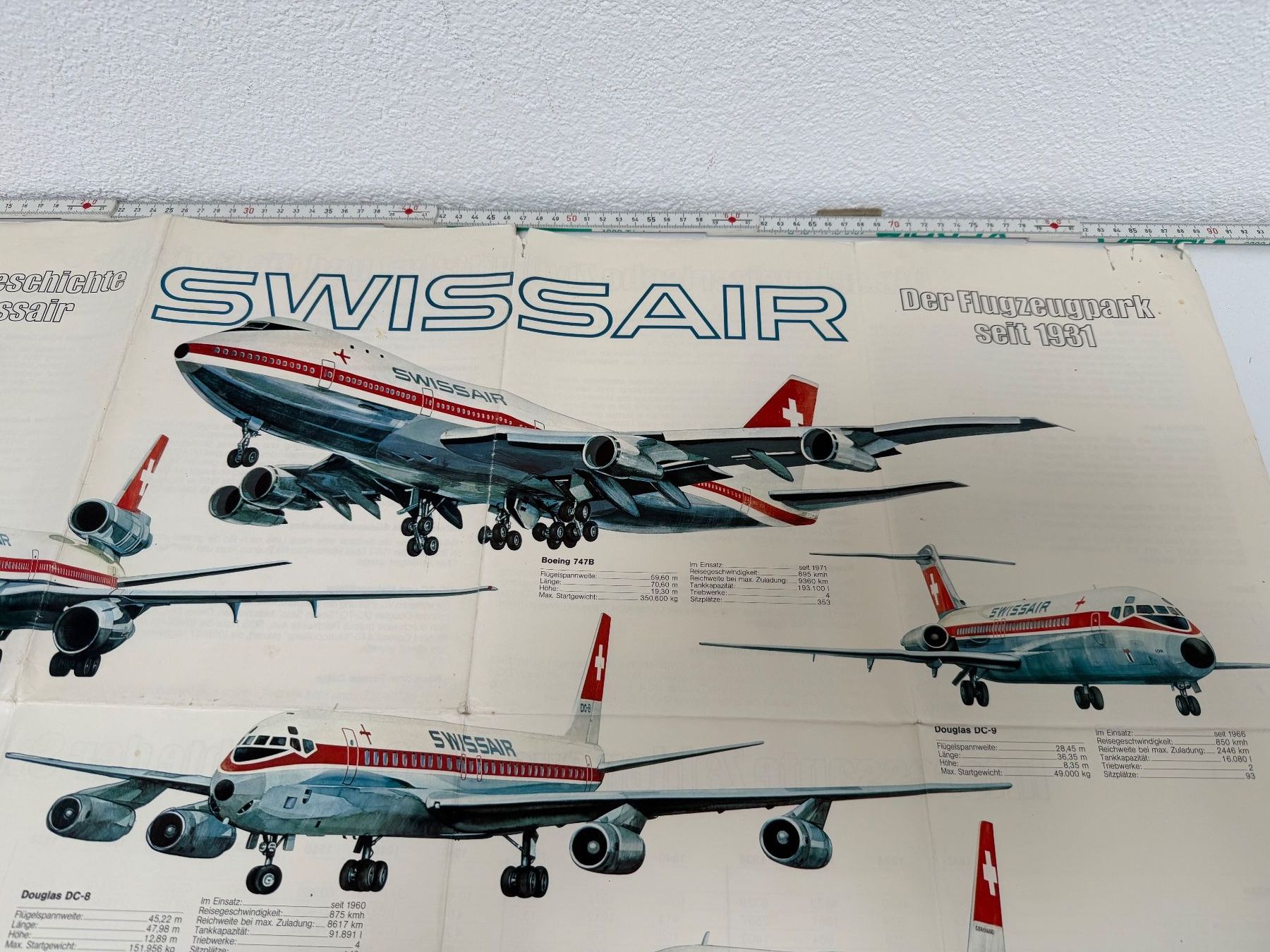 Foto & Immagini: Swissair Poster 1970 – Usato da Wettingen venduto da jo_walters 1