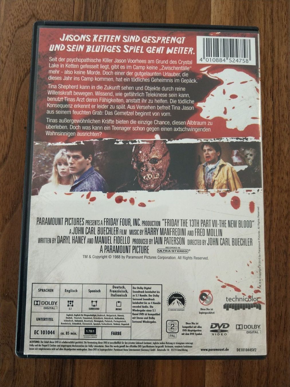 Tutti i DVDs: DVD - Freitag der 13. Teil 7 – Usato da Rheinfelden venduto da FilmAuktion 1