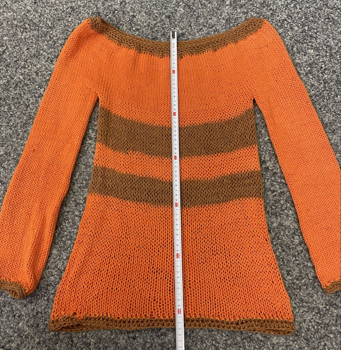 Pullover & Sweatshirts: Pullover orange braun gestreift Grösse M soft – Neu und originalverpackt aus Au ZH von Jaggy4 3