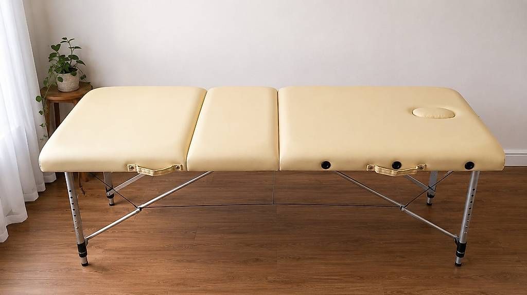 Tables: VENTE EXPRESS - Table de massage pro pliante parfait état – D'occasion à Geneve par Point-Boutique 1